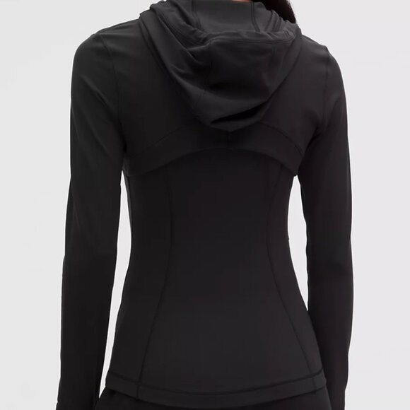 Lululemon Define Hooded Jacket Nulu Black Size 4 - Picture 2 of 3